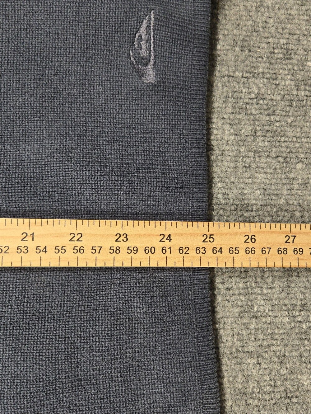Vintage Quiksilver 90s Knit Sweater Large Blue Boxy Striped Crewneck Skater Surf - Picture 12 of 13